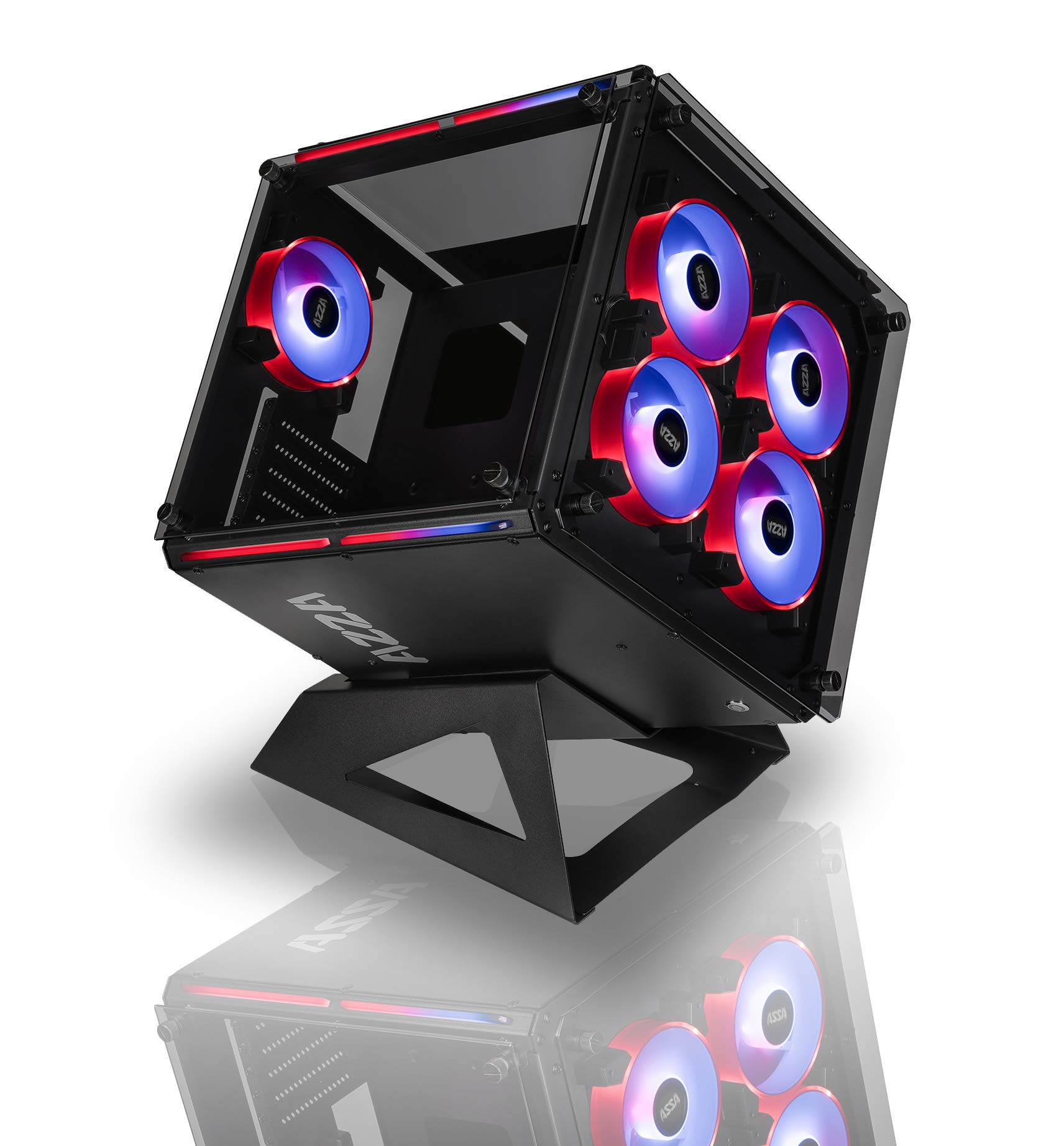 Amazon.co.jp: Azza Cube 802 フルタワー ブラック - コンピュータ